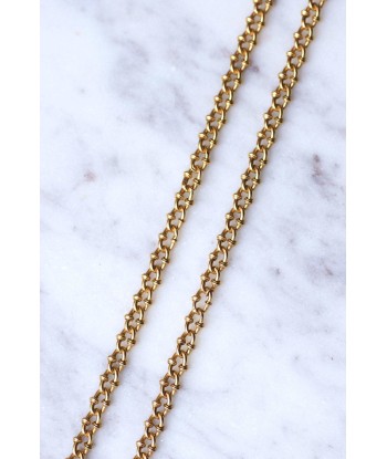 Collier, sautoir, chaine ancienne, en or jaune de pas cher