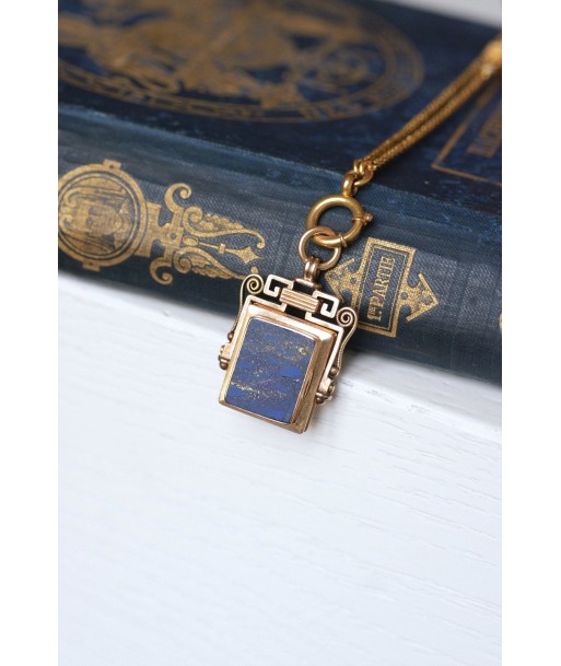 Pendentif porte photo médaillon ancien or rose et lapis lazuli sélection de produits