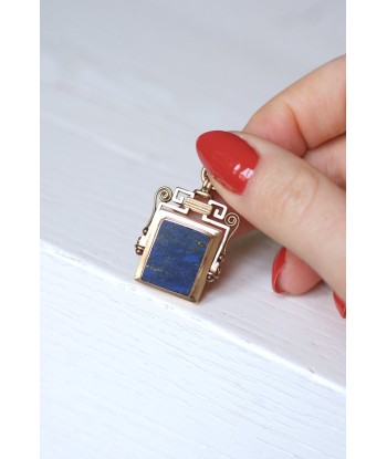 Pendentif porte photo médaillon ancien or rose et lapis lazuli sélection de produits