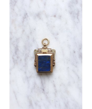 Pendentif porte photo médaillon ancien or rose et lapis lazuli sélection de produits