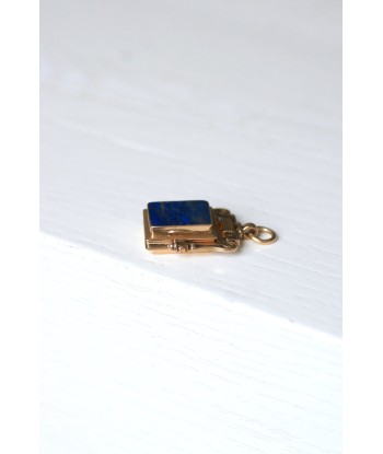 Pendentif porte photo médaillon ancien or rose et lapis lazuli sélection de produits