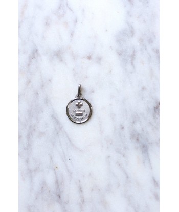 Pendentif médaille d'amour Augis en or blanc vous aussi creer 