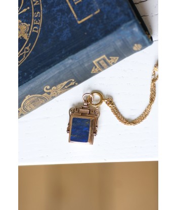 Pendentif porte photo médaillon ancien or rose et lapis lazuli sélection de produits