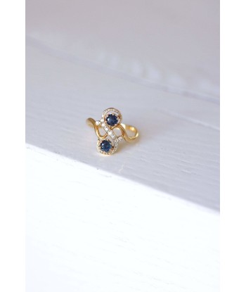 Bague toi et moi vintage saphirs et diamants Profitez des Offres !