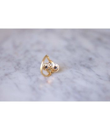 Bague toi et moi vintage saphirs et diamants Profitez des Offres !