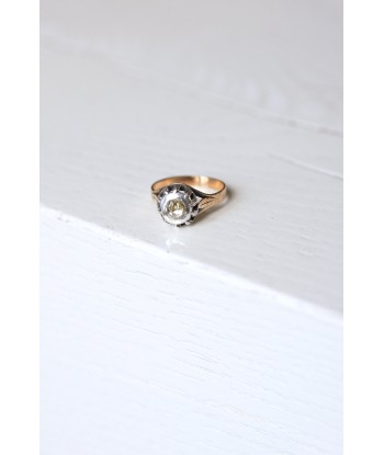 Bague ancienne solitaire diamant taille rose 0,60 Ct Venez acheter