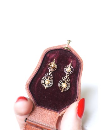 Boucles d'oreilles dormeuses anciennes spirales Le MVP de beaucoup