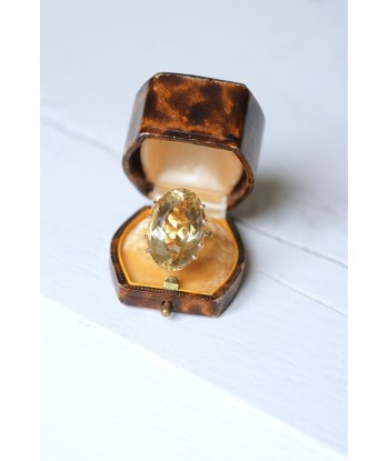 Bague cocktail vintage citrine Voir les baskets