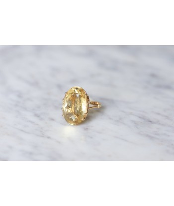 Bague cocktail vintage citrine Voir les baskets