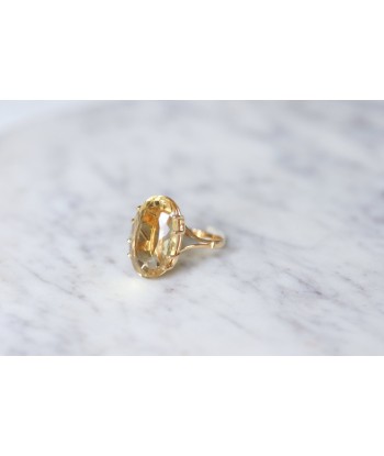 Bague cocktail vintage citrine Voir les baskets