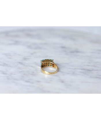 Bague chevalière vintage turquoises store