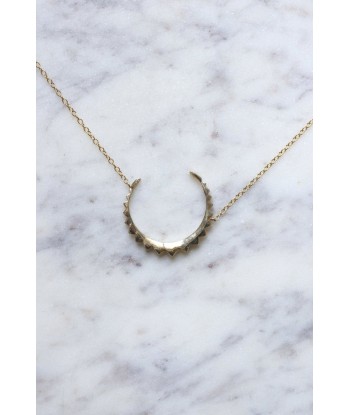 Collier Croissant de lune ancien or et perles online