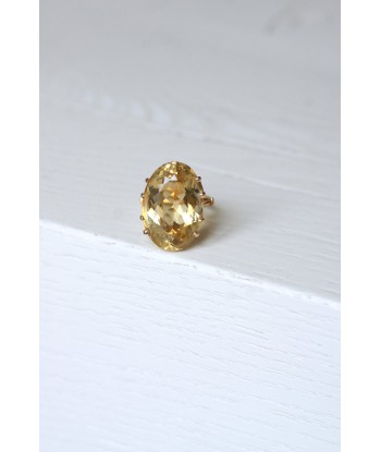 Bague cocktail vintage citrine Voir les baskets