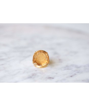 Bague pièce Napoléon 10 Francs or jaune en ligne