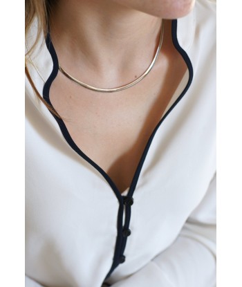 Collier Cable 2 Ors reversible maille oméga vous aussi creer 