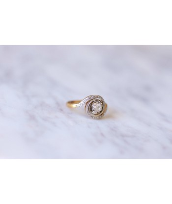 Bague Tourbillon, Belle Epoque, en or et diamants Toutes les collections ici