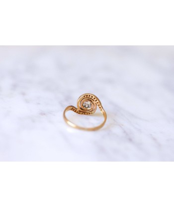 Bague Tourbillon, Belle Epoque, en or et diamants Toutes les collections ici