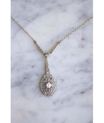 Collier goutte diamants Art Déco la livraison gratuite