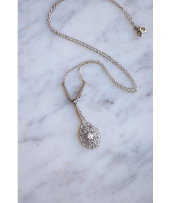 Collier goutte diamants Art Déco la livraison gratuite