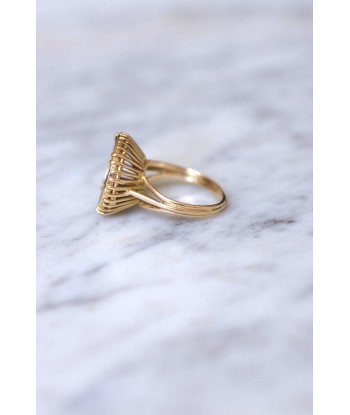 Bague d'amour Vintage A.AUGIS brillant des détails fins