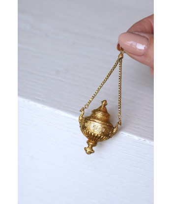 Pendentif urne vinaigrette ancien En savoir plus