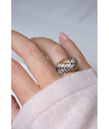 Bague Dôme vintage palmes diamants en ligne des produits 