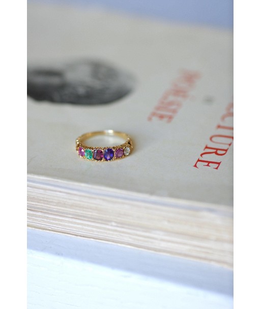 Bague regard acrostiche ancienne soldes