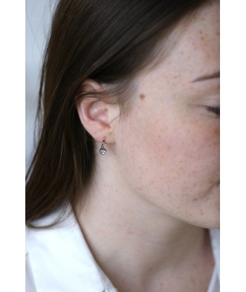 Boucles d'oreilles dormeuses diamants les ctes