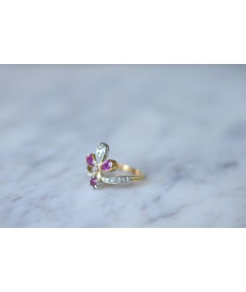 Bague Duchesse diamants et rubis de France