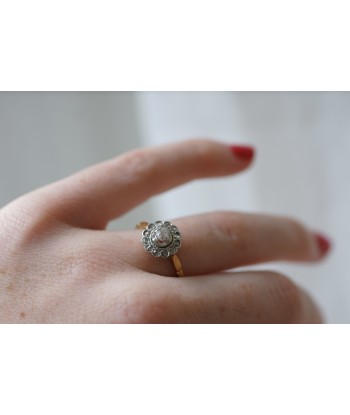 Bague marguerite ancienne diamants vous aussi creer 