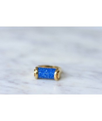 Bague bombée style moderniste lapis lazuli meilleur choix