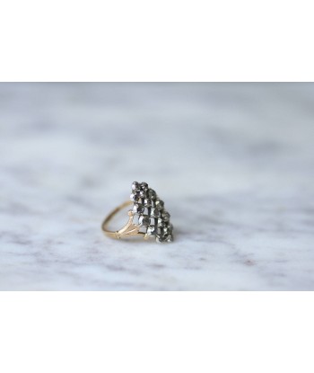 Bague marquise résille diamants commande en ligne