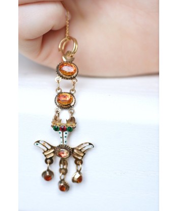 Pendentif Saint Esprit, Or et Email l'achat 