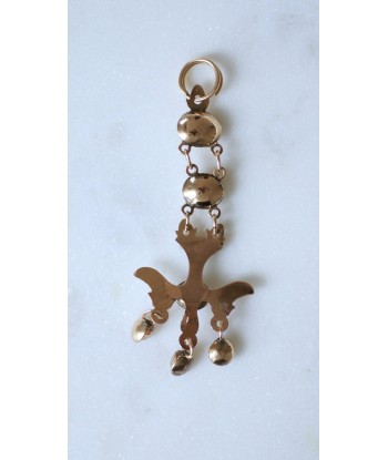 Pendentif Saint Esprit, Or et Email l'achat 