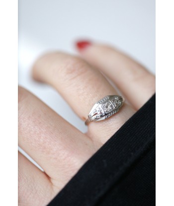 Bague bandeau Art Deco diamants le concept de la Pate a emporter 