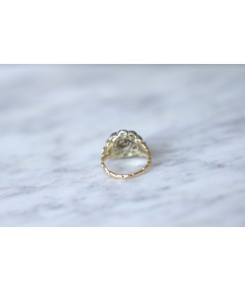 Bague marguerite or, argent, diamants acheter en ligne