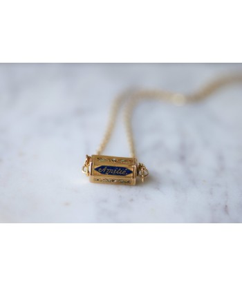 Collier or et fermoir régional émaillé ouvre sa boutique