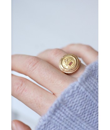 Bague d'amour AUGIS or rose et jaune l'achat 