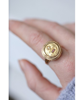 Bague d'amour AUGIS or rose et jaune l'achat 