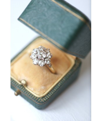 Bague marguerite ancienne diamants 2.30 Cts Toutes les collections ici