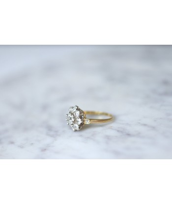 Bague marguerite ancienne diamants 2.30 Cts Toutes les collections ici