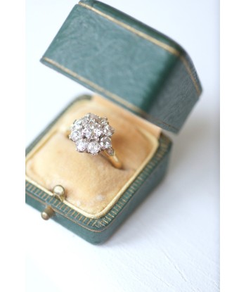 Bague marguerite ancienne diamants 2.30 Cts Toutes les collections ici