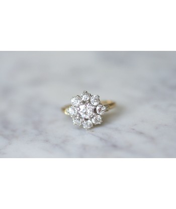 Bague marguerite ancienne diamants 2.30 Cts Toutes les collections ici