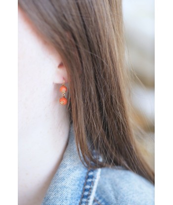 Boucles d'oreilles corail anciennes 2024