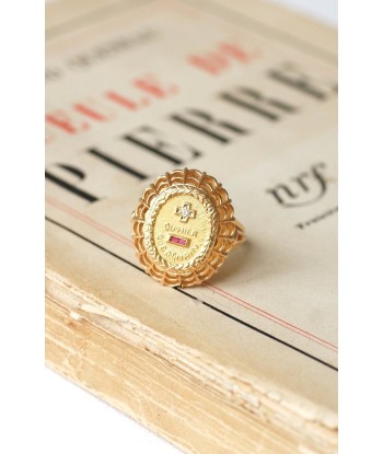 Bague d'amour Vintage A.AUGIS or et diamants shop