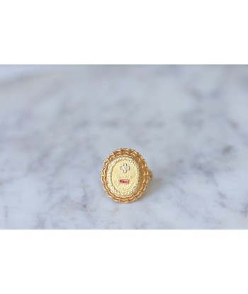 Bague d'amour Vintage A.AUGIS or et diamants shop