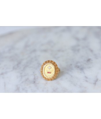 Bague d'amour Vintage A.AUGIS or et diamants shop