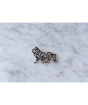 Broche Lion diamants pas cher