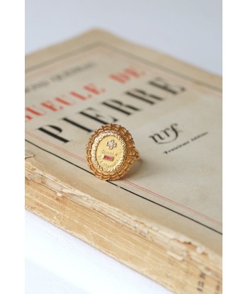 Bague d'amour Vintage A.AUGIS or et diamants shop