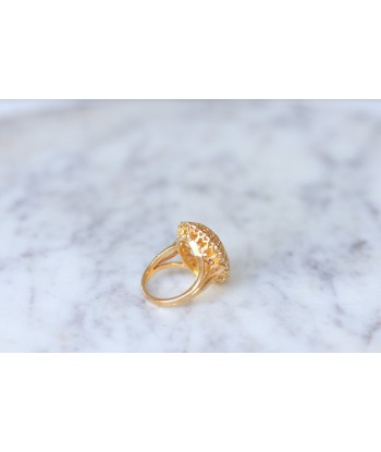 Bague d'amour Vintage A.AUGIS or et diamants shop